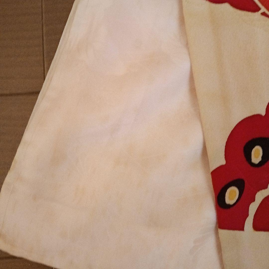 最終七五三5歳〜7歳正絹着物アンティーク誂え 4点セット♡昭和レトロ♡地紋有り