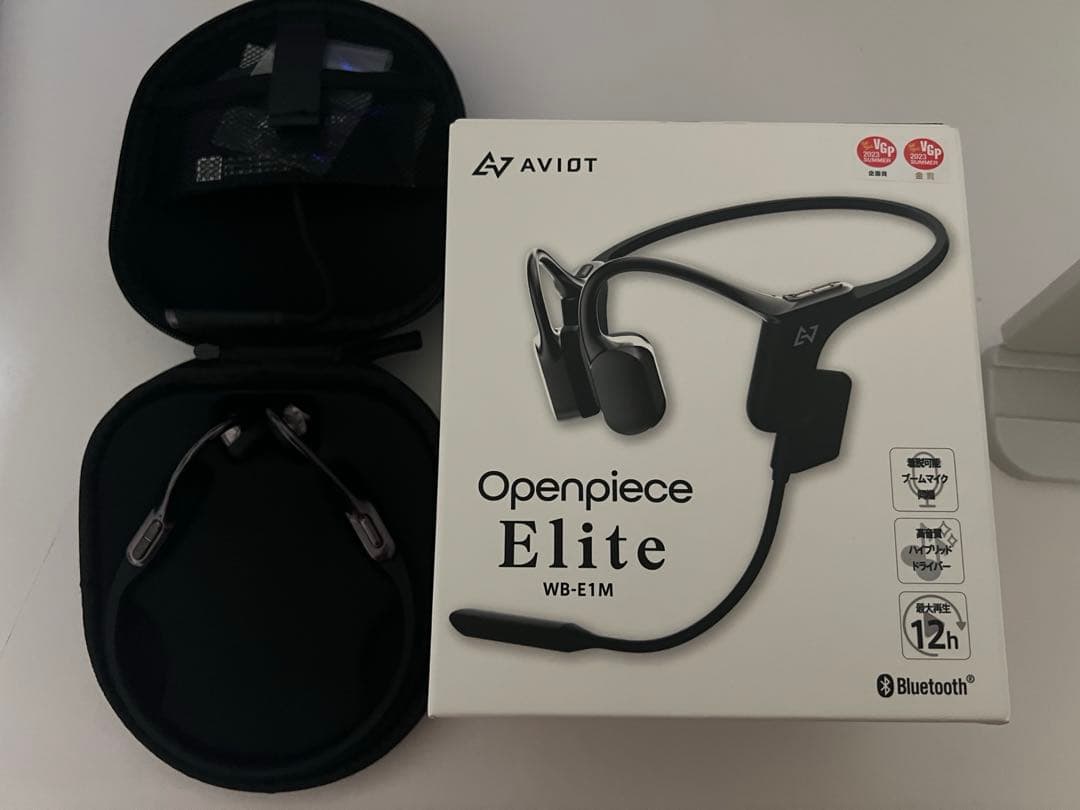 AVIOT WB-E1M 骨伝導イヤホン 指向性ECMブームマイク