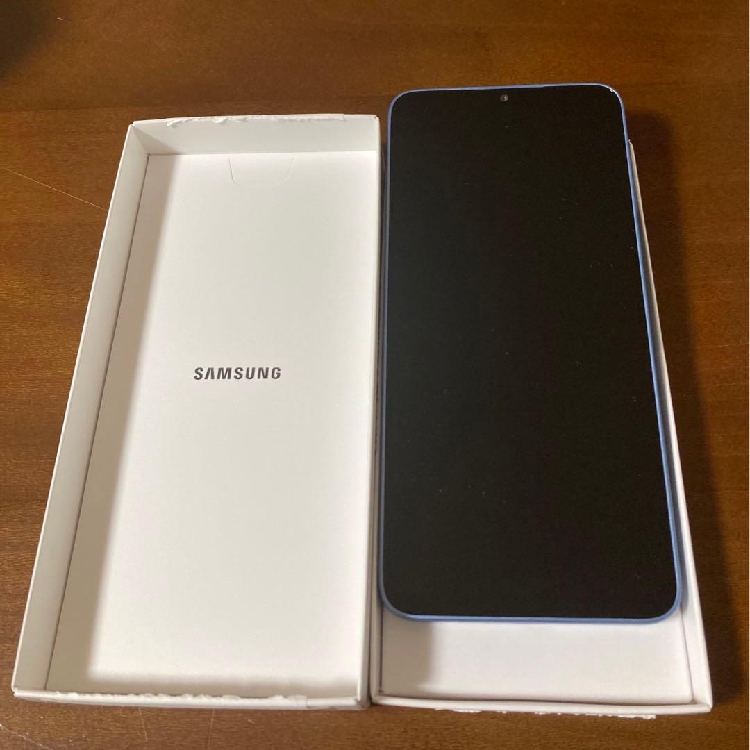 Samsung スマートフォン 本体 ブルー