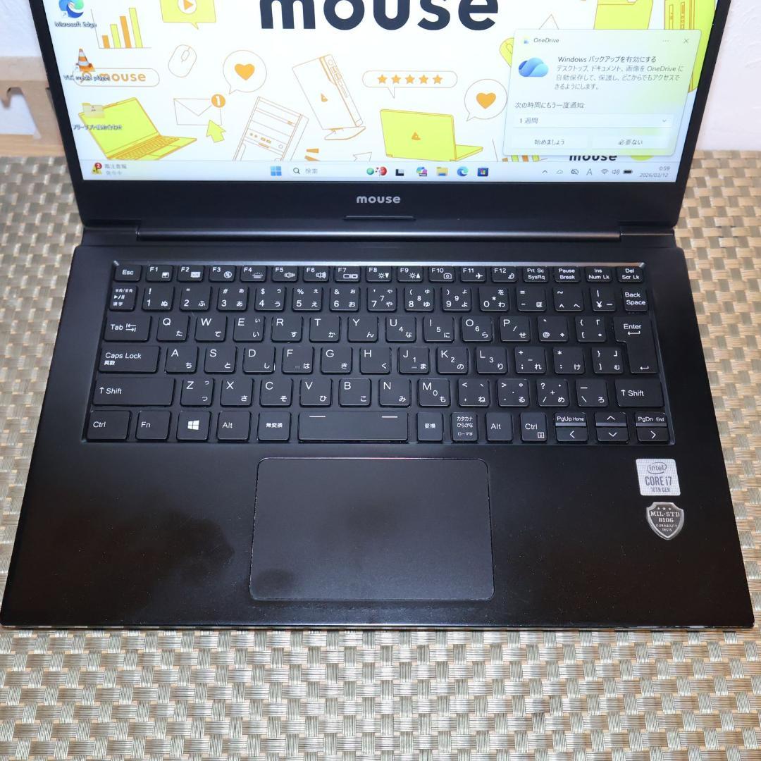 特価！Win11公式対応10世代i7/メ8/SSD/キーライト/無線/TypeC