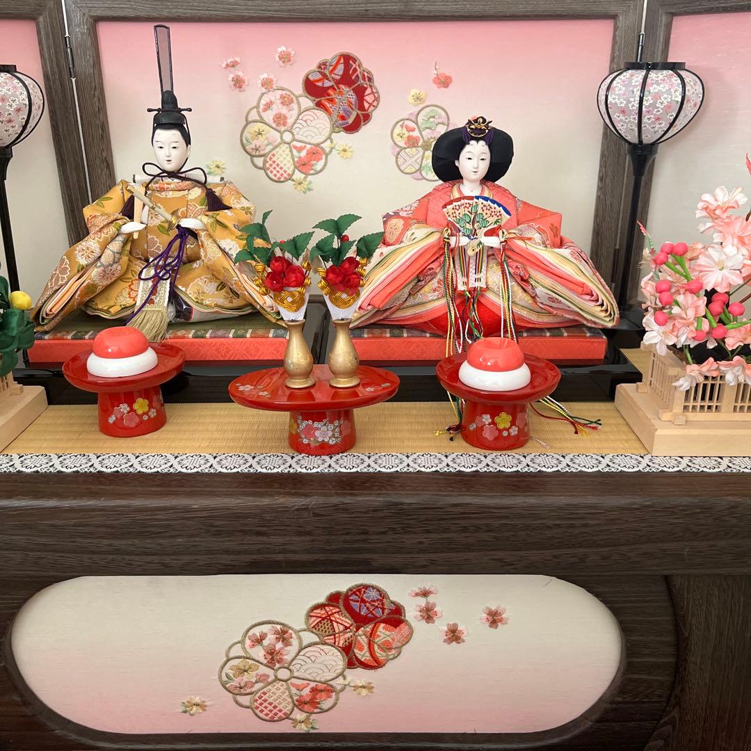 ヒロ⭐︎雛人形 田村由起子作 京都製　吉徳監修　桐箱収納大きめ一段お雛様