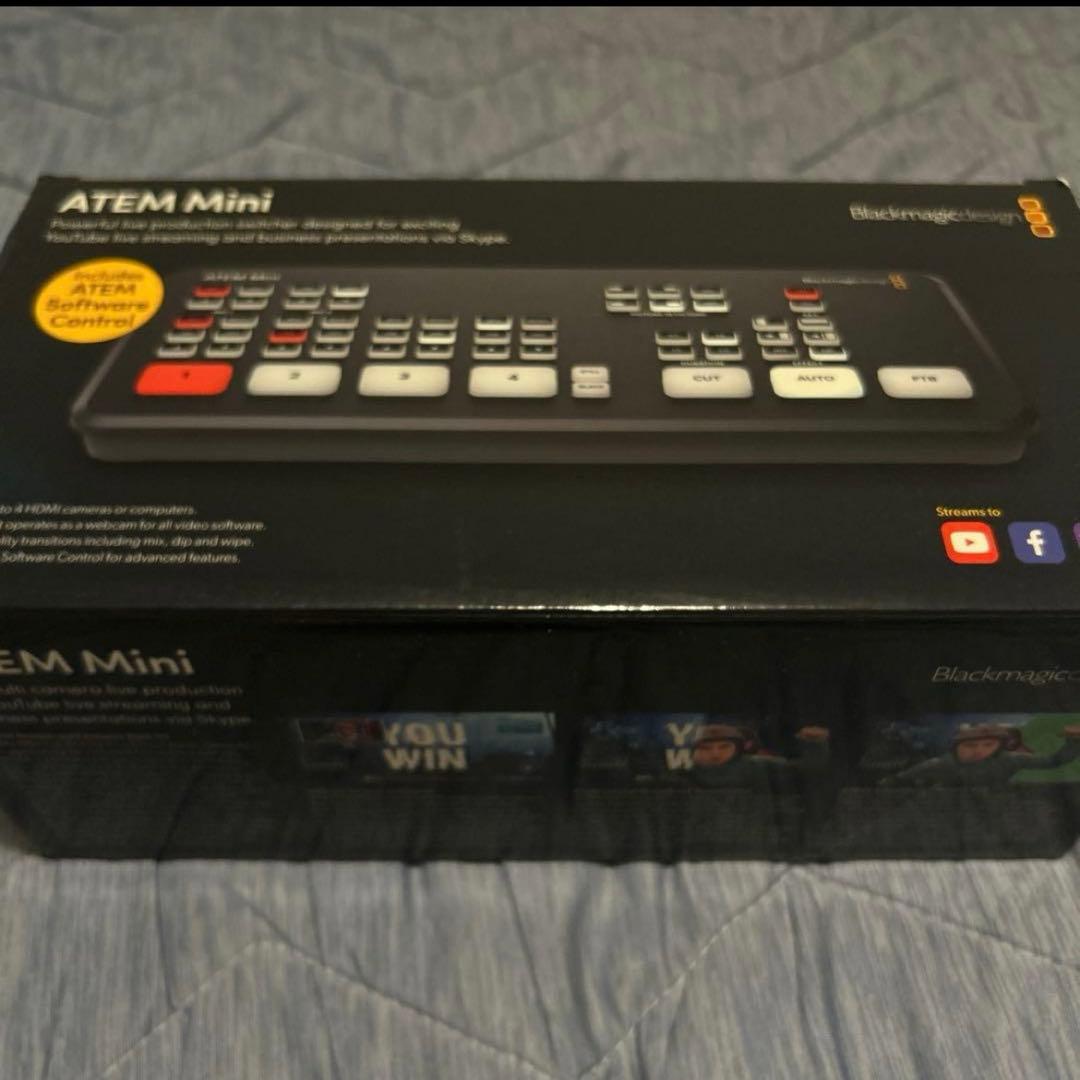 ATEM Mini ライブプロダクションスイッチャー　ブラックマジックデザイン