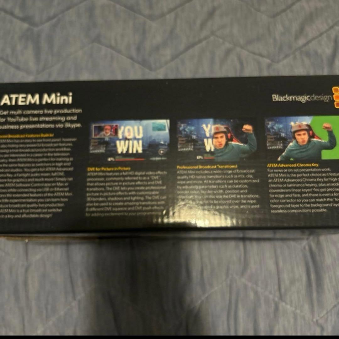 ATEM Mini ライブプロダクションスイッチャー　ブラックマジックデザイン