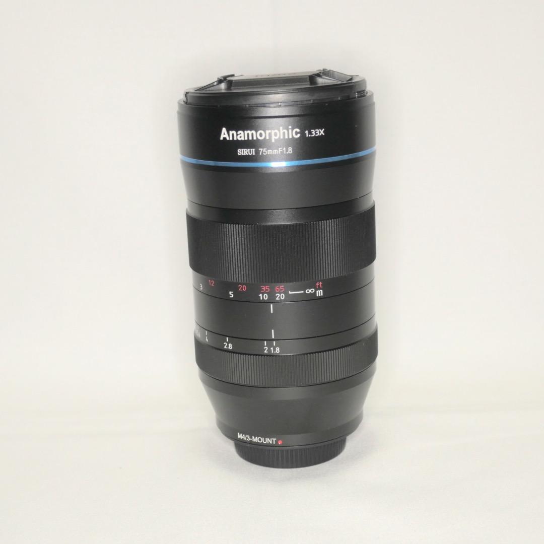 美品・特価　SIRUI 75mm F1.8 1.33xアナモルフィック MFT