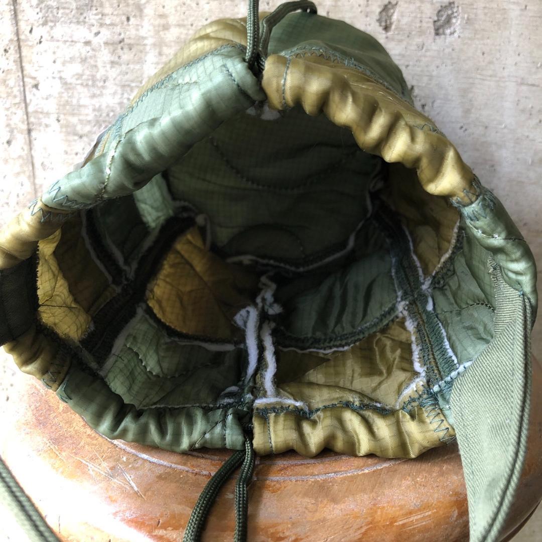 パッチワークリメイクペイシェントバッグ　巾着