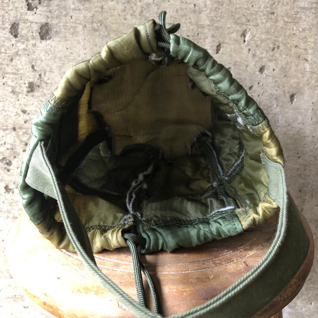 パッチワークリメイクペイシェントバッグ　巾着