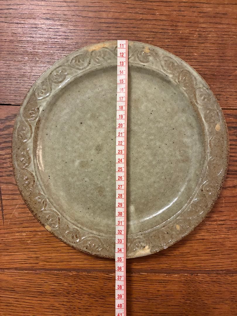 武内真木　倉敷堤窯　皿　プレート　25cm