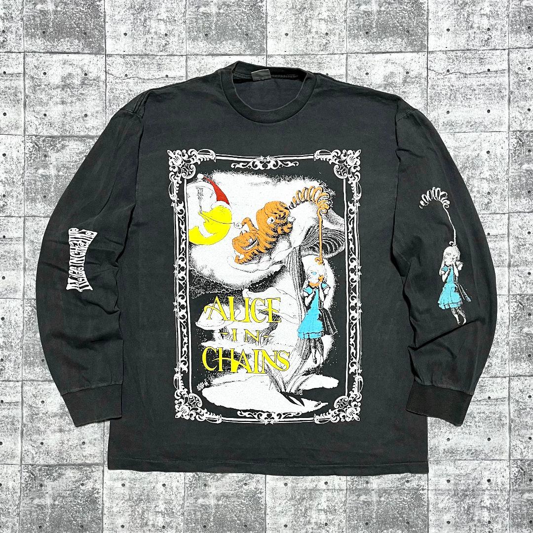 ALICE IN CHAINS アリスインチェインズ ロンTシャツ XL 袖プリ