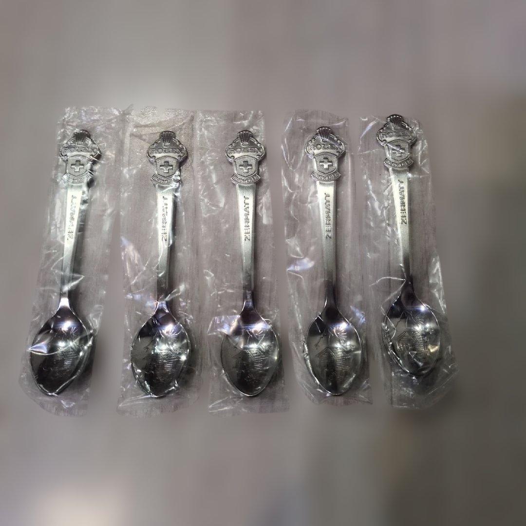 【新品】ROLEX✕BUCHERER スプーン5本セット　ケース入り