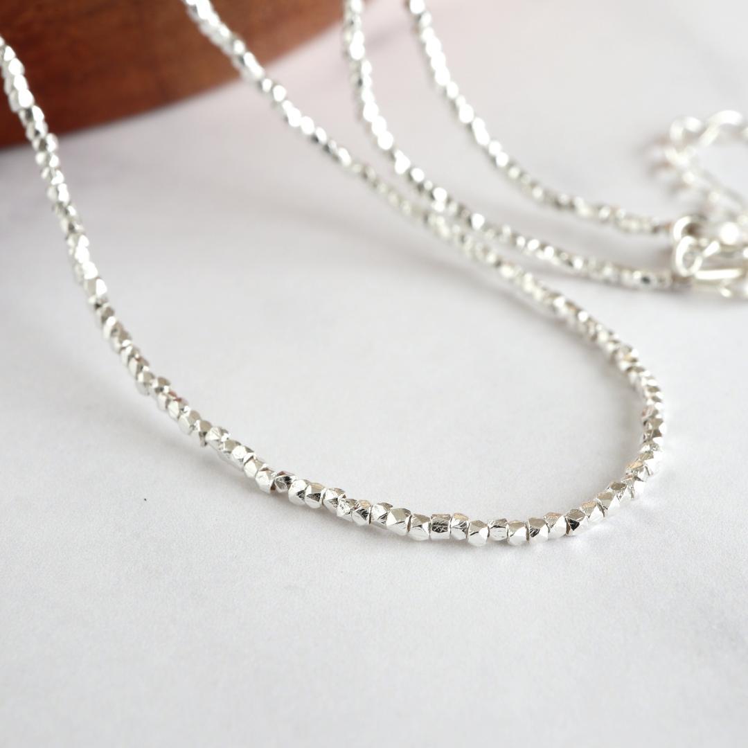 Karen Silver 1連 ネックレス(1.2mm) *カレンシルバー