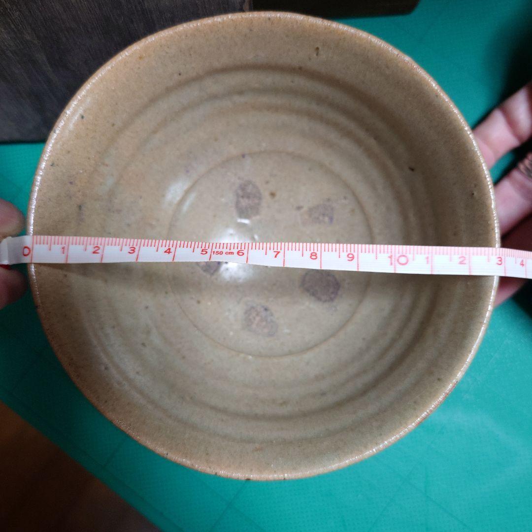 時代 李朝 高麗茶碗 大井戸茶碗 梅花皮 箱有 茶道具