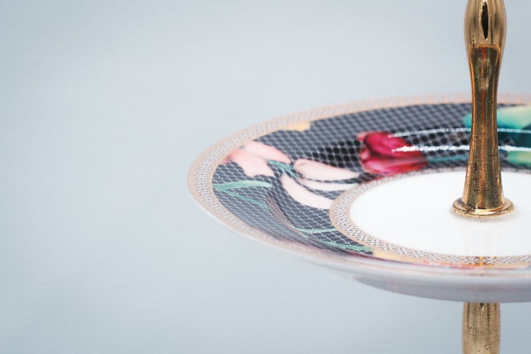 Maxwell & Williams 三段ケーキスタンド 黒