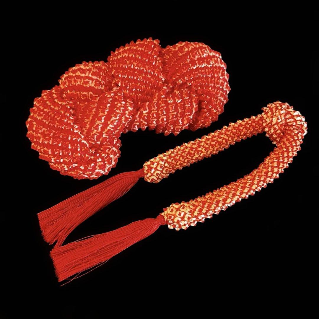 勝山髪飾り 七五三 7歳 (ピンク×藤)