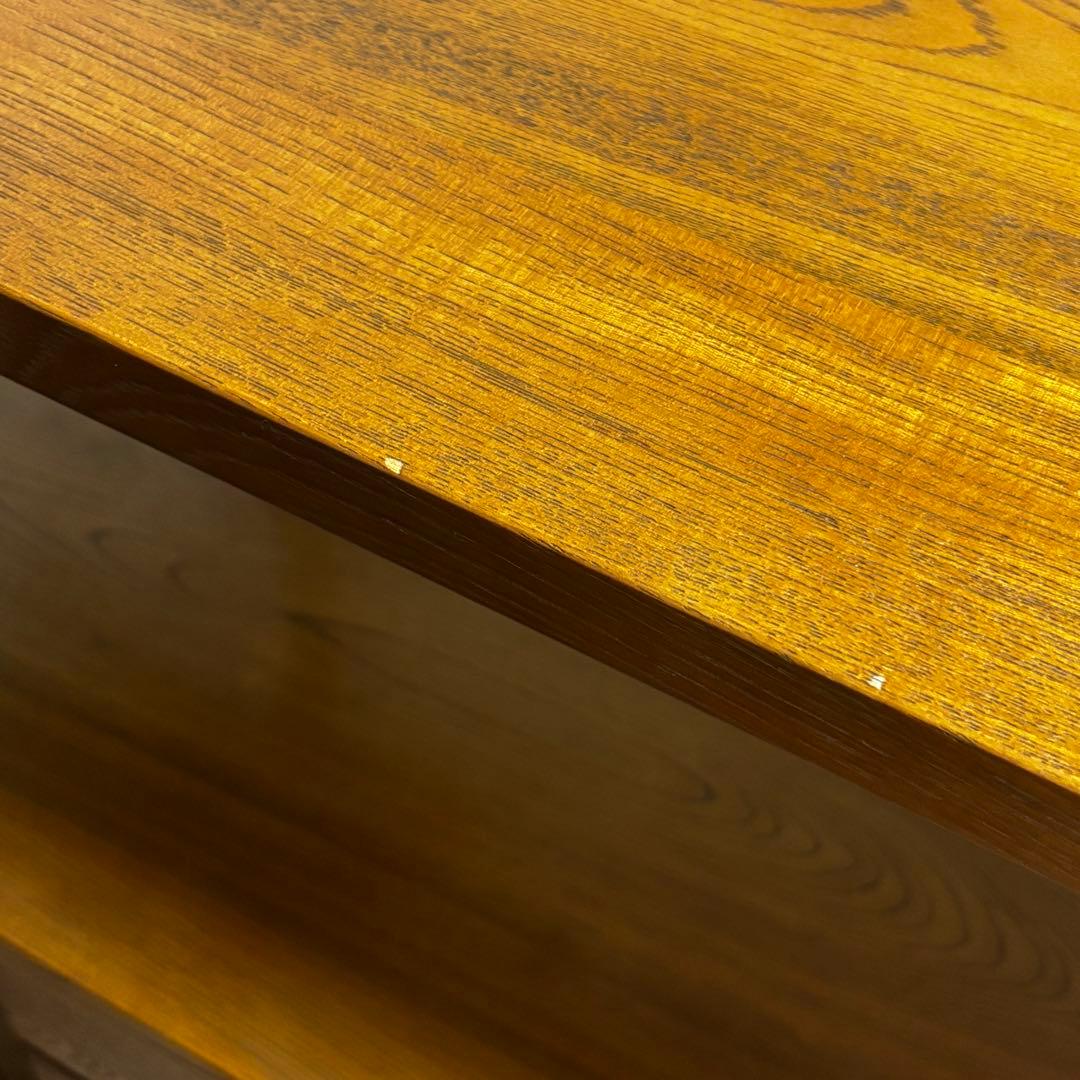 カリモク karimoku 和モダン　引き出し付　飾り棚　シェルフ　135cm