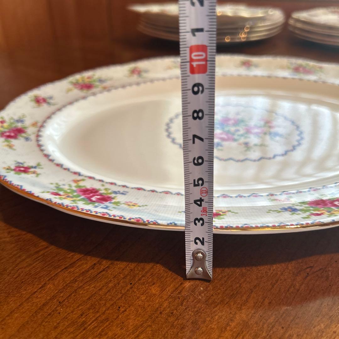 153◆ロイヤル・アルバート　楕円形サービングプラター　プチポワン