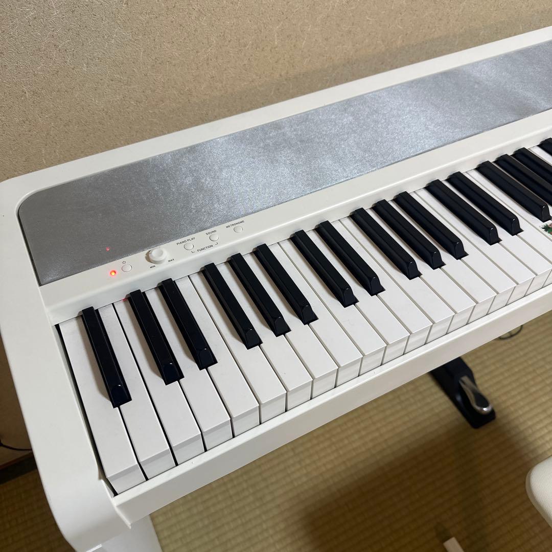 【値切OK】ジャンク KORG B1ピアノ ホワイト 椅子とピアノ台は別売