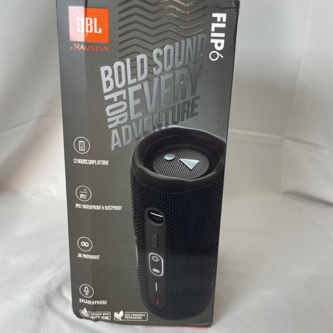 JBL FLIP 6 ポータブルスピーカー JBLFLIP6BLK 未使用 新品
