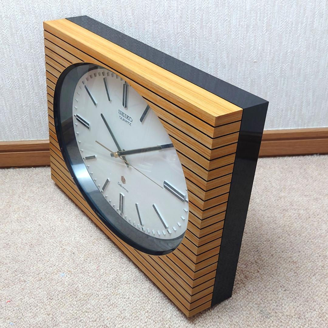 【動作保証】 SEIKO セイコー 壁掛け時計 水晶時計 QA302 80年代