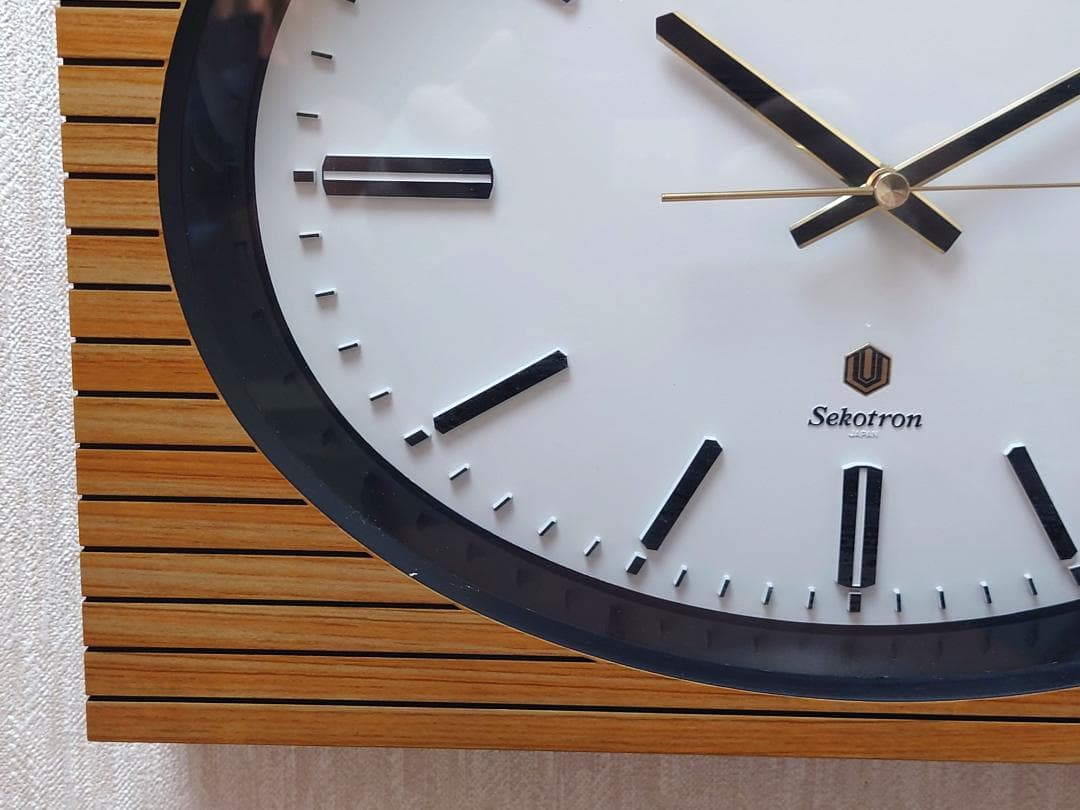 【動作保証】 SEIKO セイコー 壁掛け時計 水晶時計 QA302 80年代