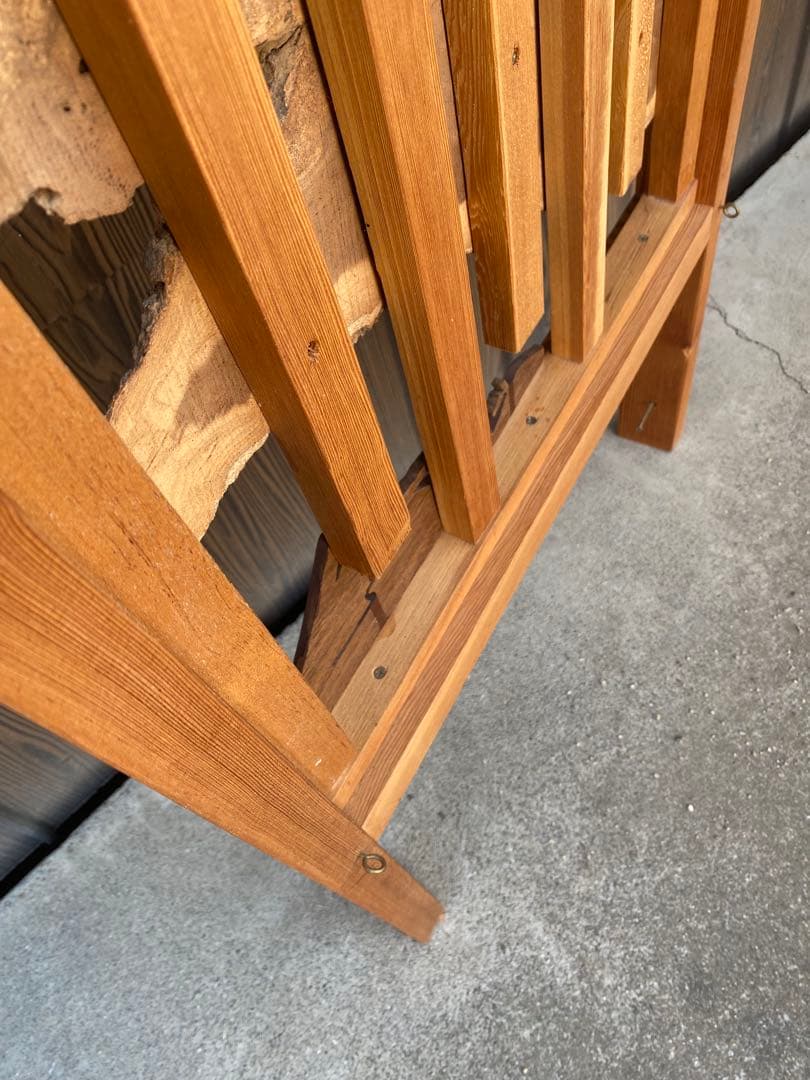 木製　間仕切り　建具　障子　手作り　らパーテーション