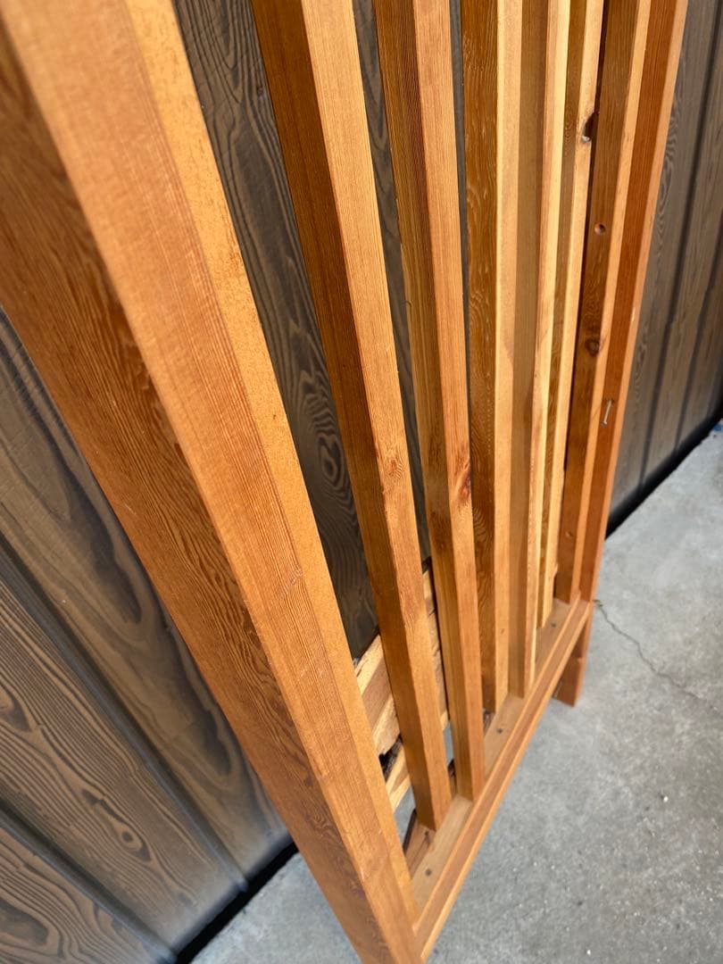 木製　間仕切り　建具　障子　手作り　らパーテーション