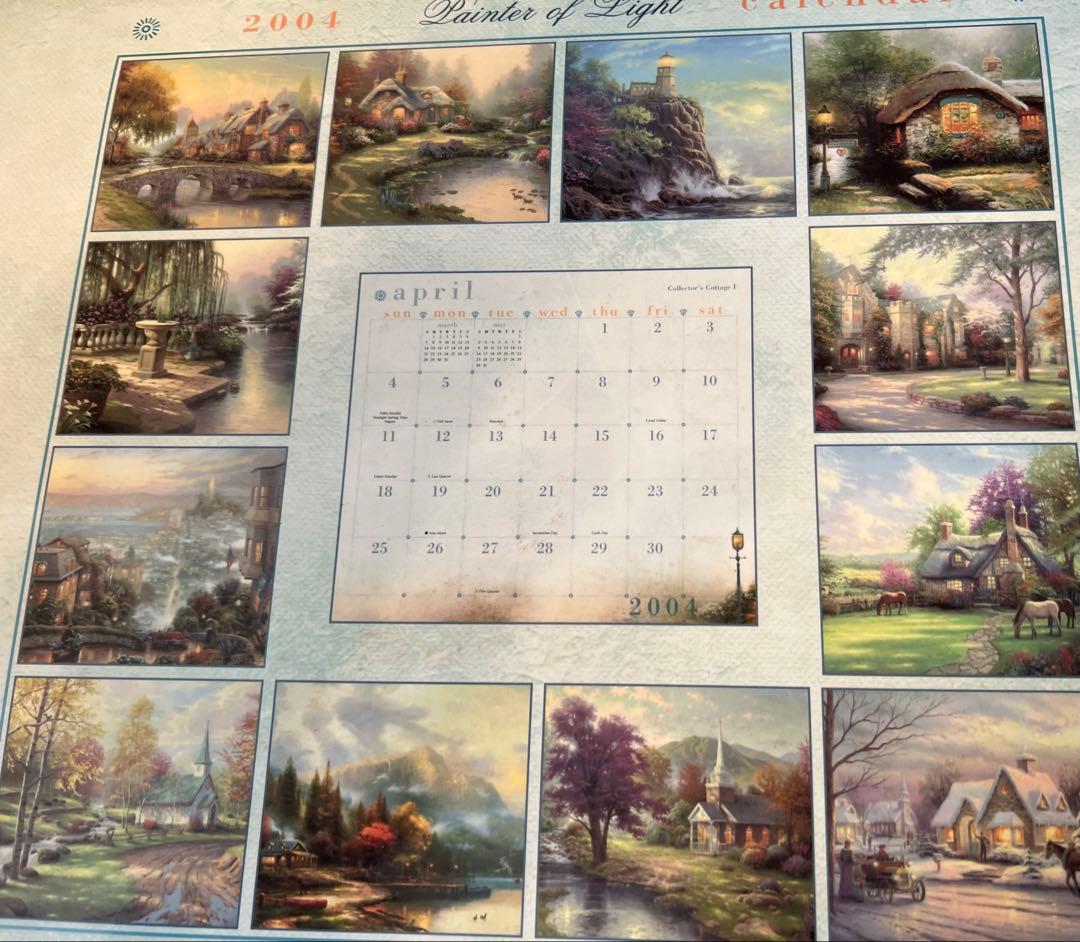 トーマス・キンケード カレンダー Thomas Kinkade ディズニー