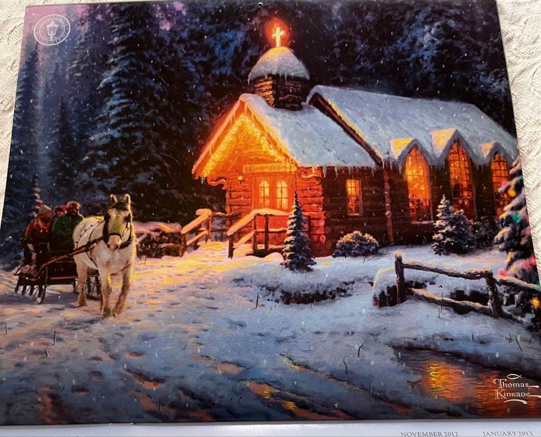 トーマス・キンケード カレンダー Thomas Kinkade ディズニー