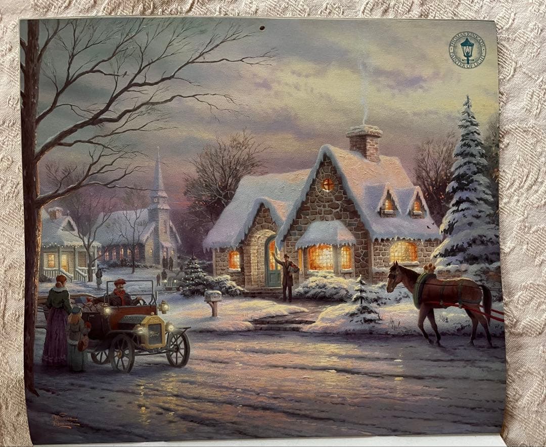 トーマス・キンケード カレンダー Thomas Kinkade ディズニー