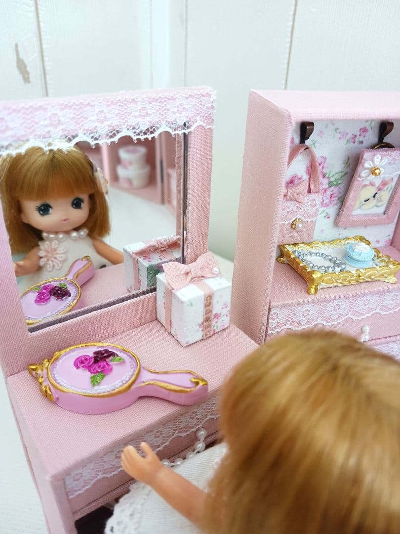 ひよこ様＊kyo＊ハンドメイド＊ドール用 ワードローブ＊クローゼット＊ドレッサー