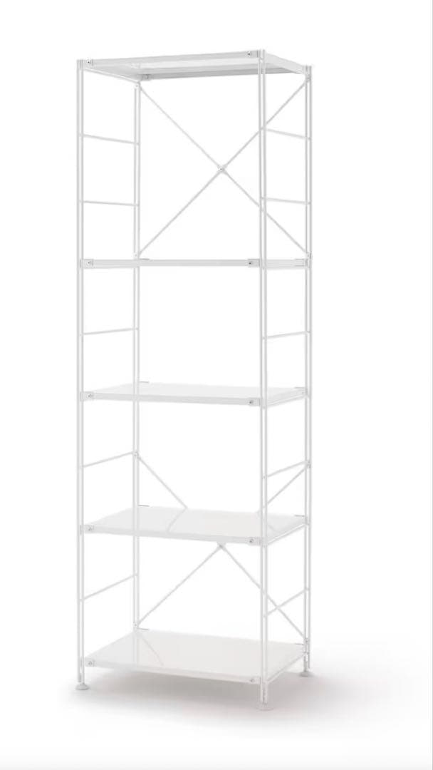 【無印良品】 スチールユニットシェルフ6段 175.5cm オープンシェルフ