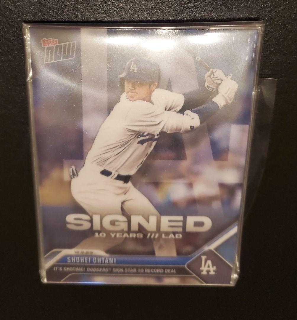 【1st card】大谷翔平 ドジャース入団限定記念カード ロサンゼルストップス