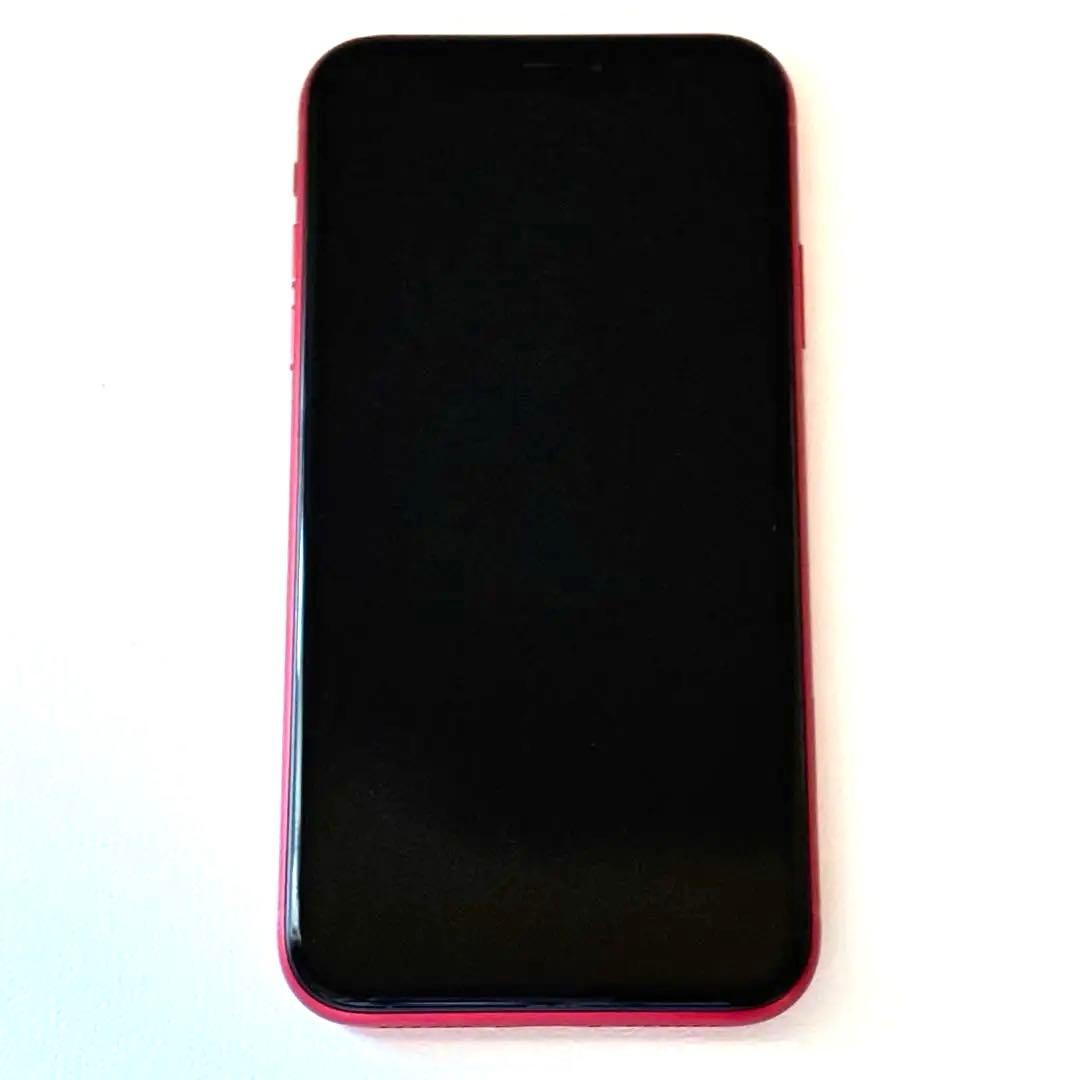【美品　バッテリー78% SIMフリー】 iPhone XR 64GB レッド