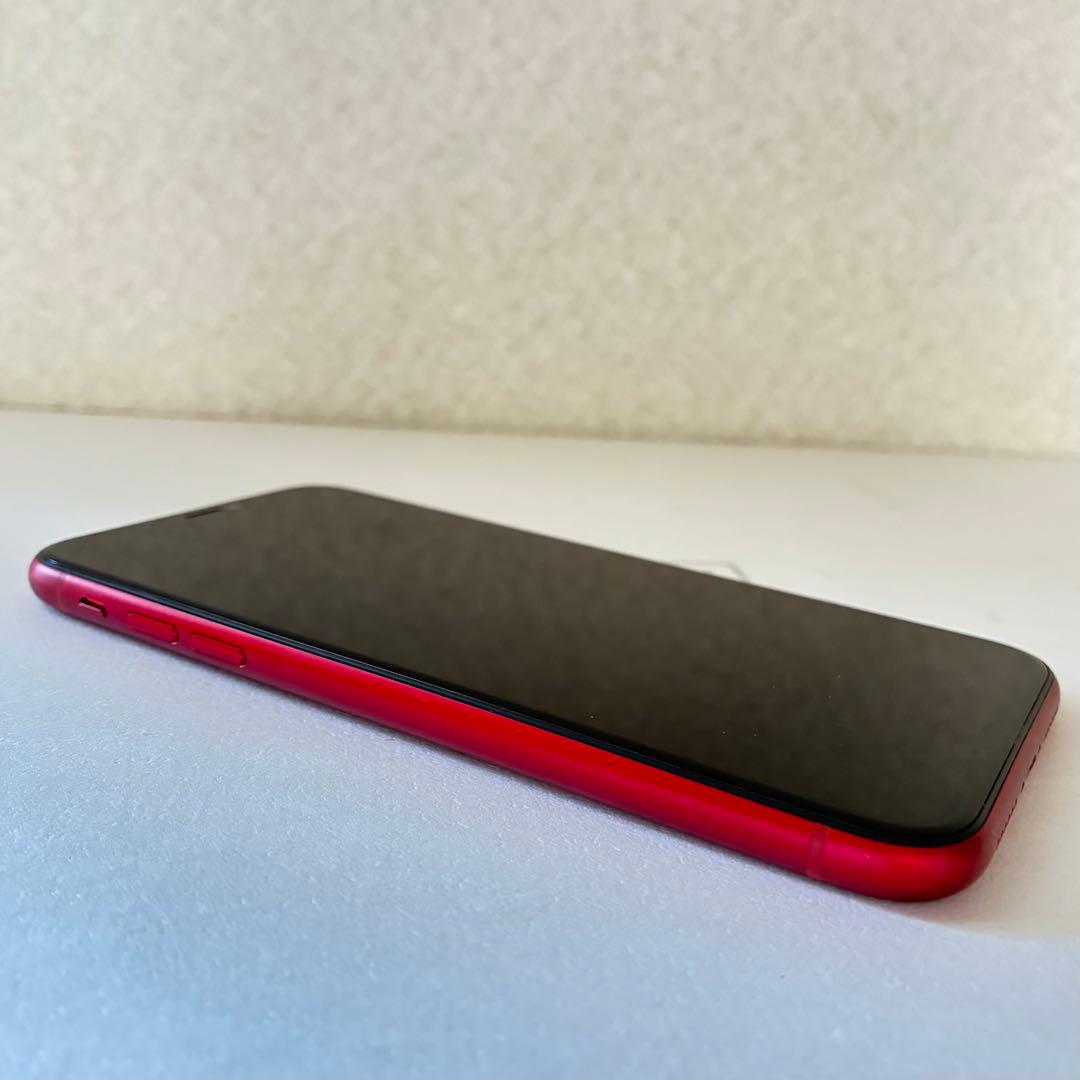 【美品　バッテリー78% SIMフリー】 iPhone XR 64GB レッド