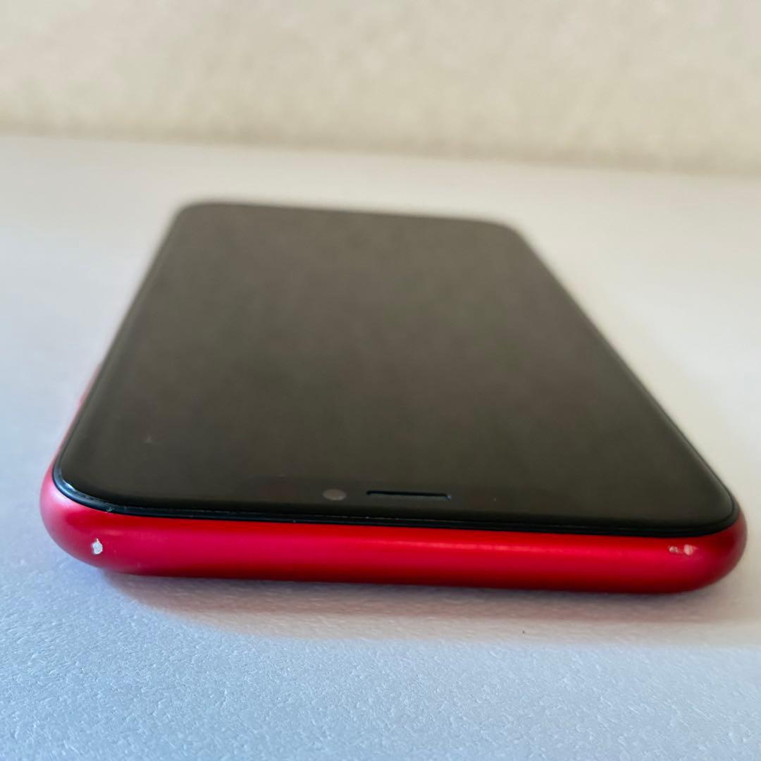 【美品　バッテリー78% SIMフリー】 iPhone XR 64GB レッド
