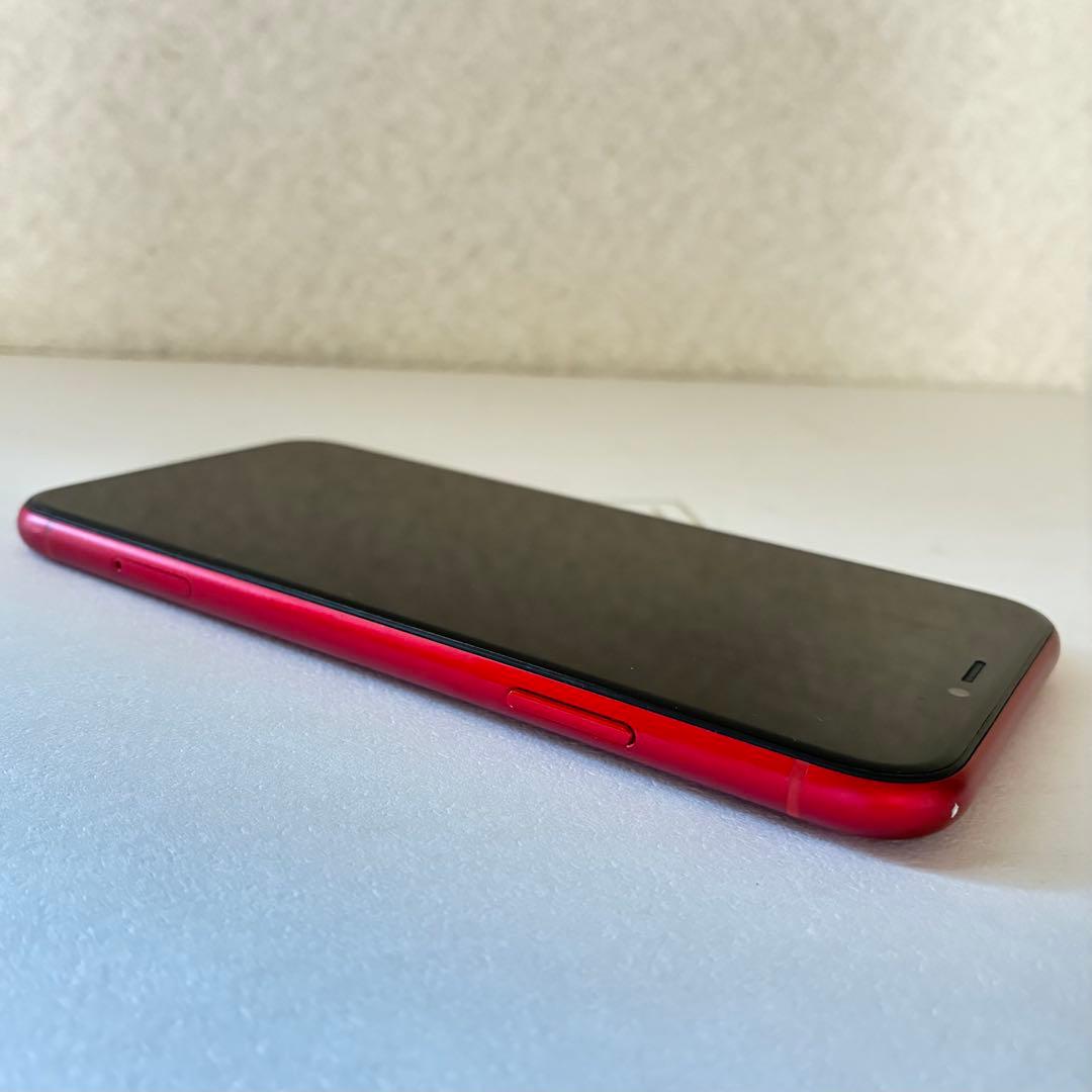 【美品　バッテリー78% SIMフリー】 iPhone XR 64GB レッド