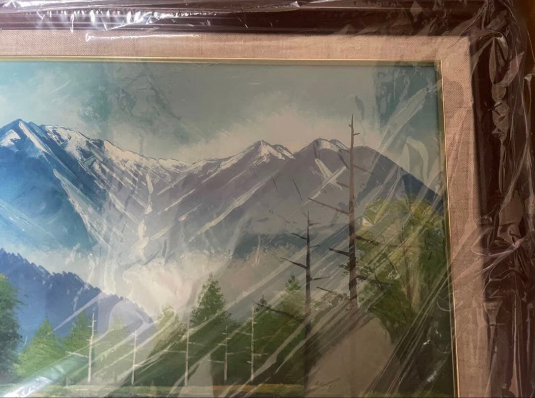 上高地　工藤昭重　油彩画6号 工藤昭重 絵画 アート F6サイズ