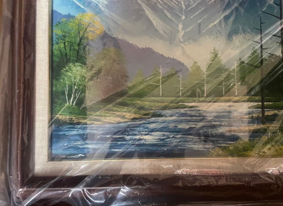 上高地　工藤昭重　油彩画6号 工藤昭重 絵画 アート F6サイズ