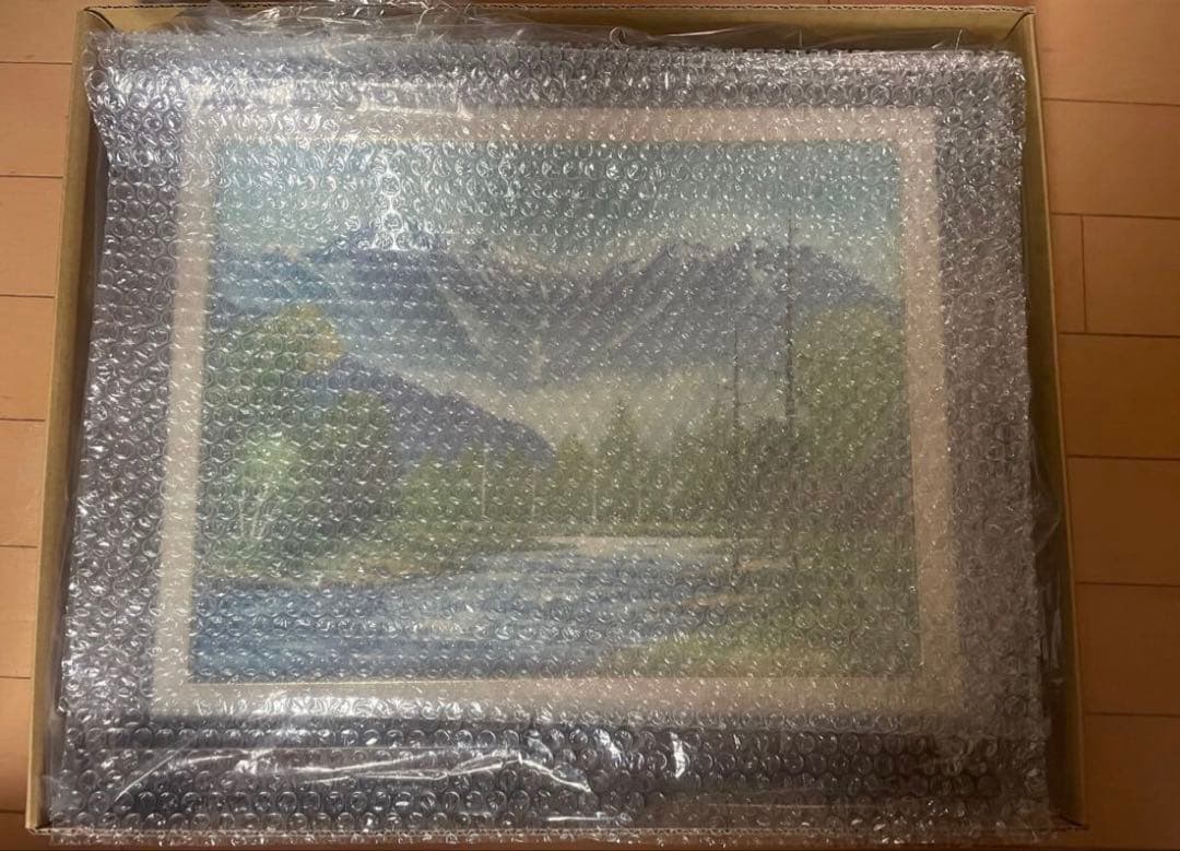 上高地　工藤昭重　油彩画6号 工藤昭重 絵画 アート F6サイズ