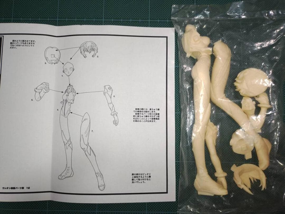 未組立　綾波レイ 新世紀エヴァンゲリオン ガレージキット ボークスショップ