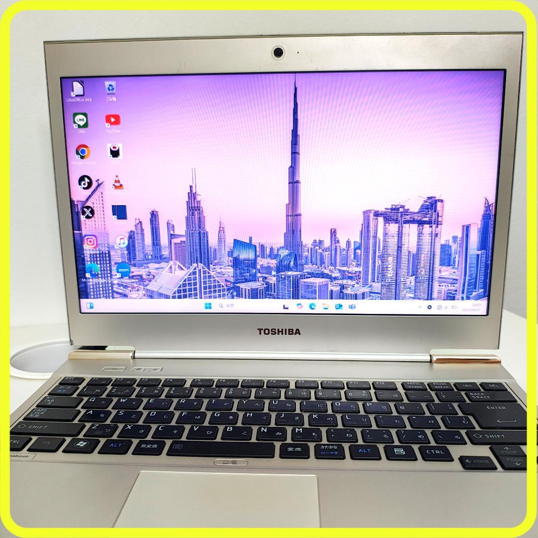 薄型軽量　Core i7⭐️windows11ノートパソコン 　SSD　542