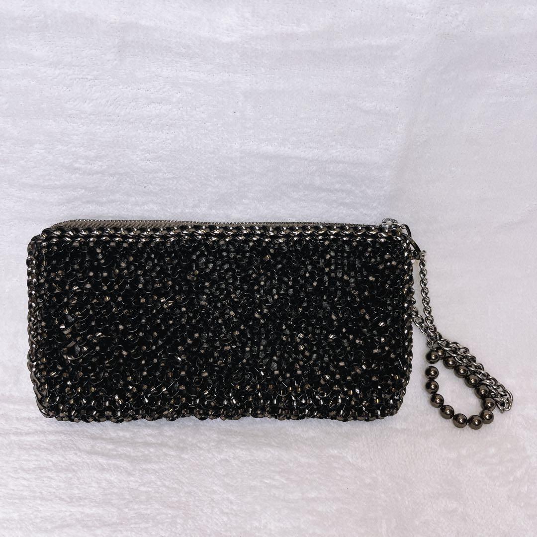 【美品✨】アンテプリマ　ミスクリオパール　ブラック長財布