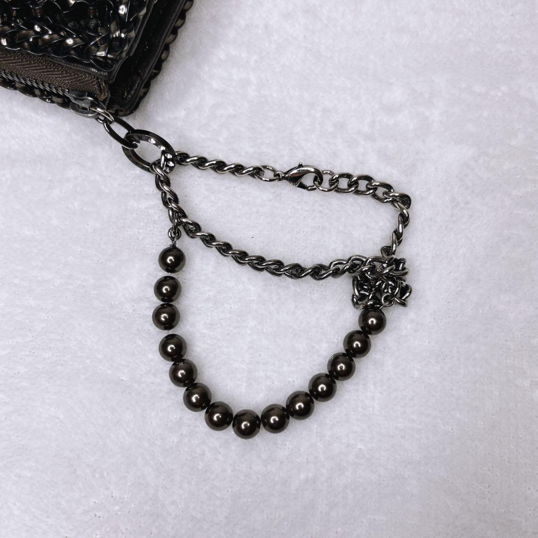 【美品✨】アンテプリマ　ミスクリオパール　ブラック長財布