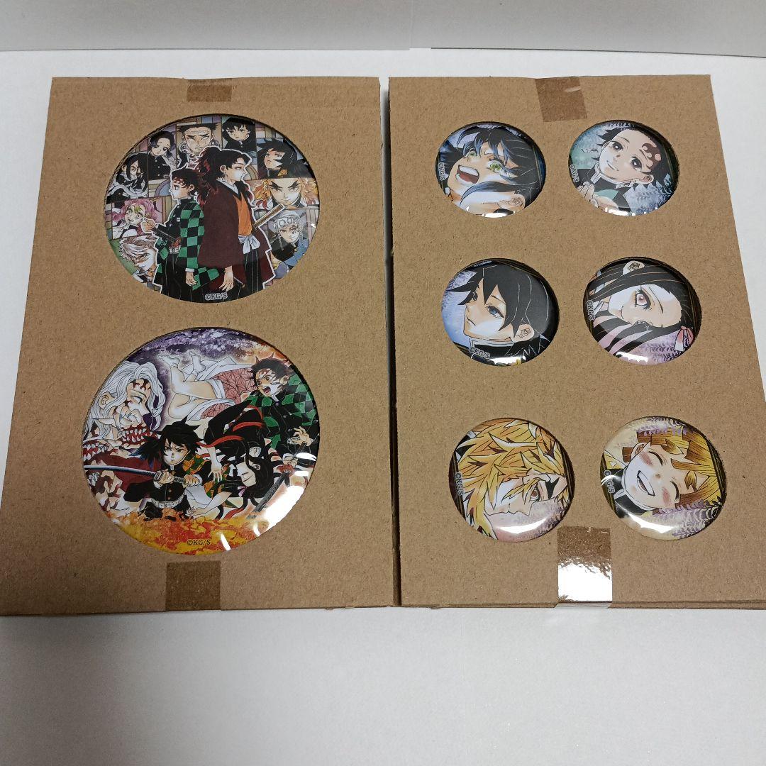 鬼滅の刃 ジャンプGIGA クリアファイル ポストカード キャラシール 缶バッジ