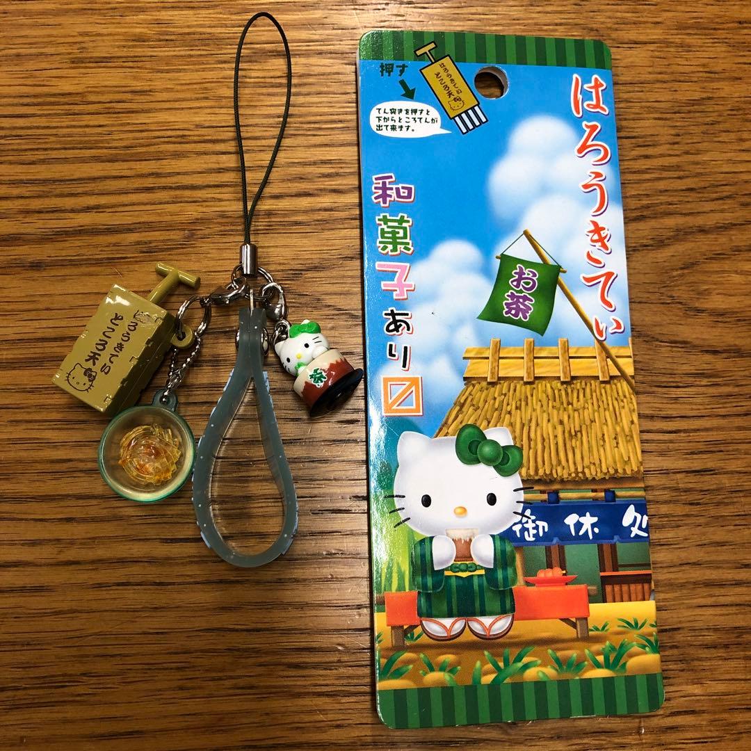 ストラップ　キティちゃん（和菓子あり〼）【６個セット】