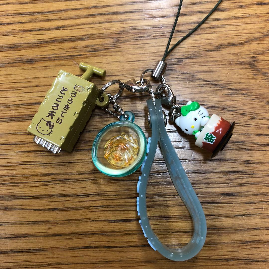 ストラップ　キティちゃん（和菓子あり〼）【６個セット】
