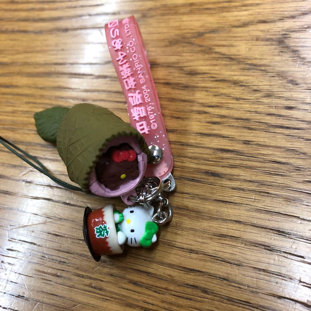 ストラップ　キティちゃん（和菓子あり〼）【６個セット】