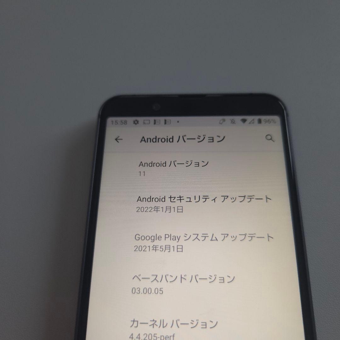 AQUOS sense3 アンドロイド11 シムフリー ６９６
