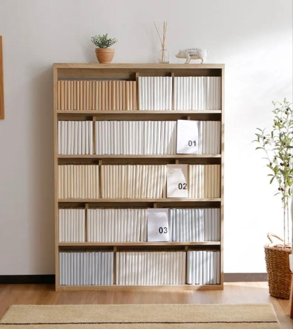 マンガ収納ラック　5段