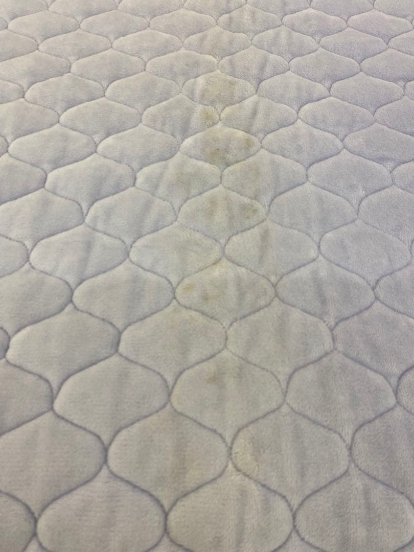 クイーンサイズ・西川　綿マイヤー敷きパッド・サイズ約１６０×２０５㎝・シミあり