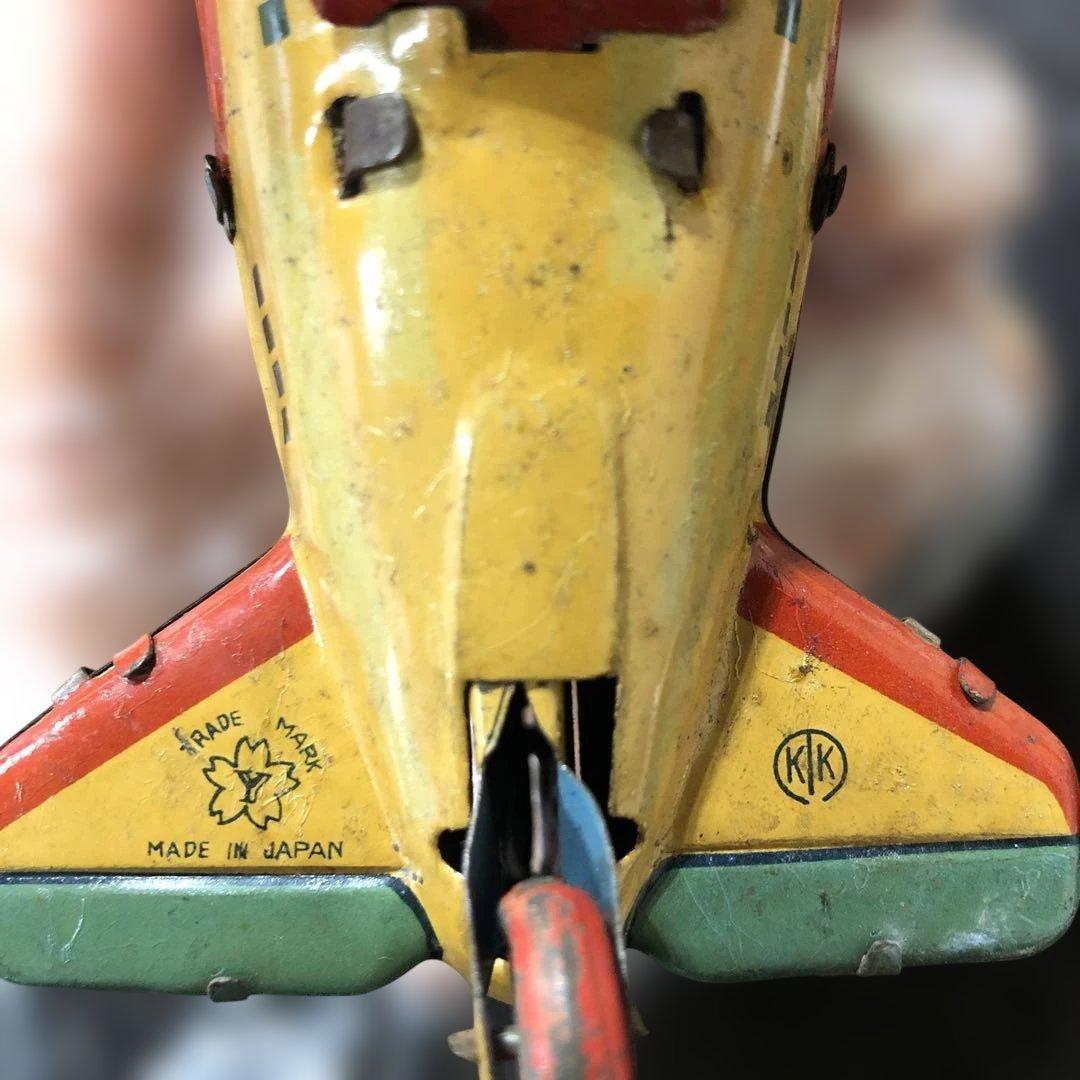 ヴィンテージ 飛行機　ブリキ おもちゃ　軍隊